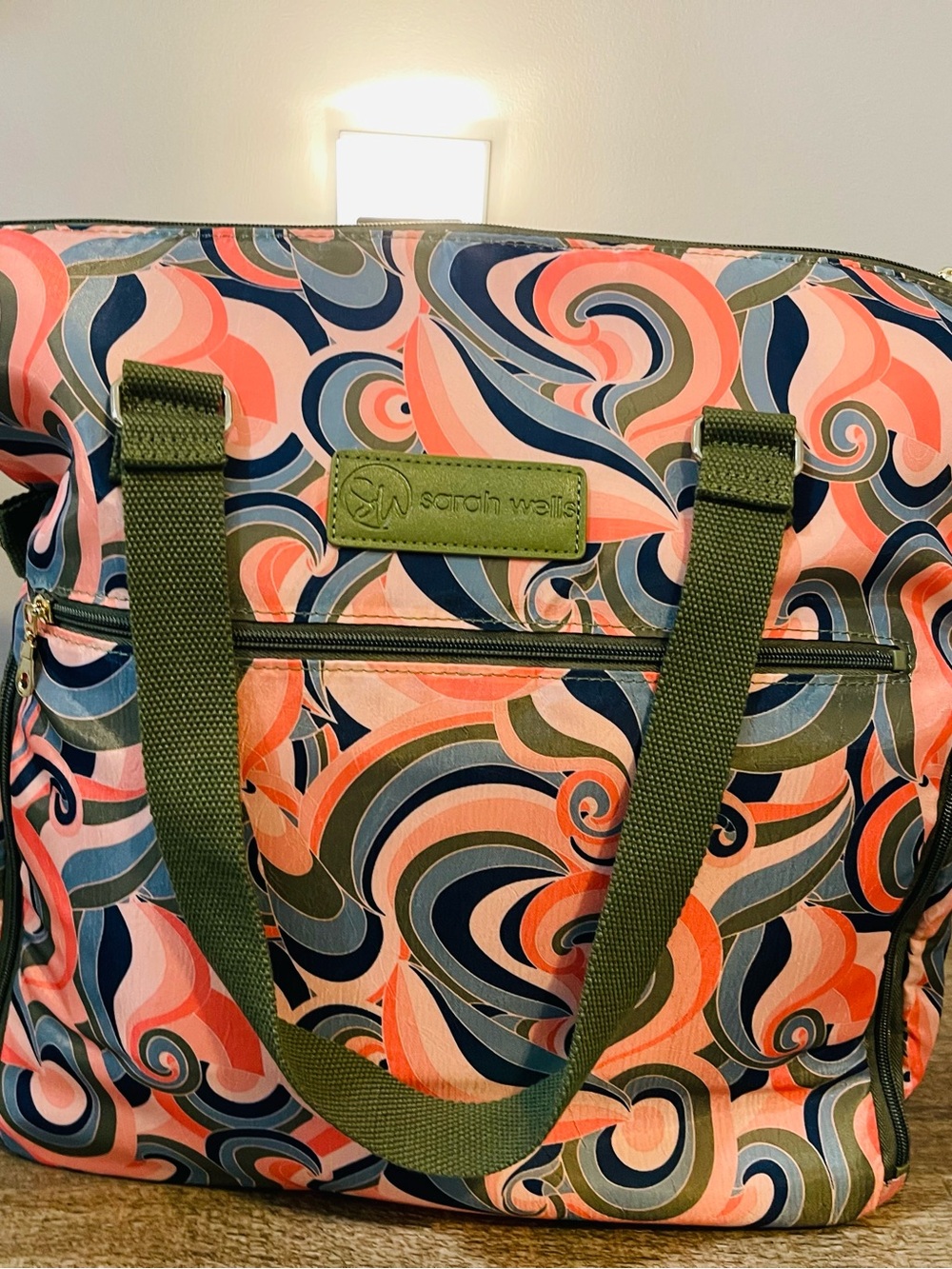 NWOT Lizzy Breast Pump Tote Bundle by Sarah Wells Groovy Print